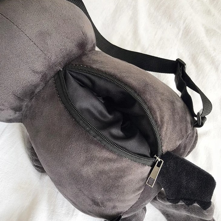 Black Pikachu Plush Backpack
