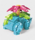 Venusaur LEGO Set back view highlighting detailed shell and plant structure design